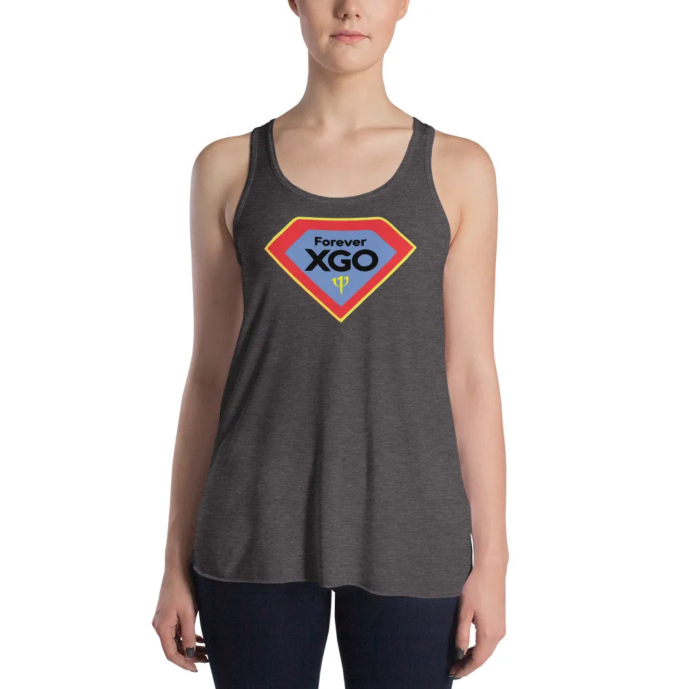 Forever XGO Ladies Flowy Tank Club Med shirt by Bella   Canvas- Racerback Tank