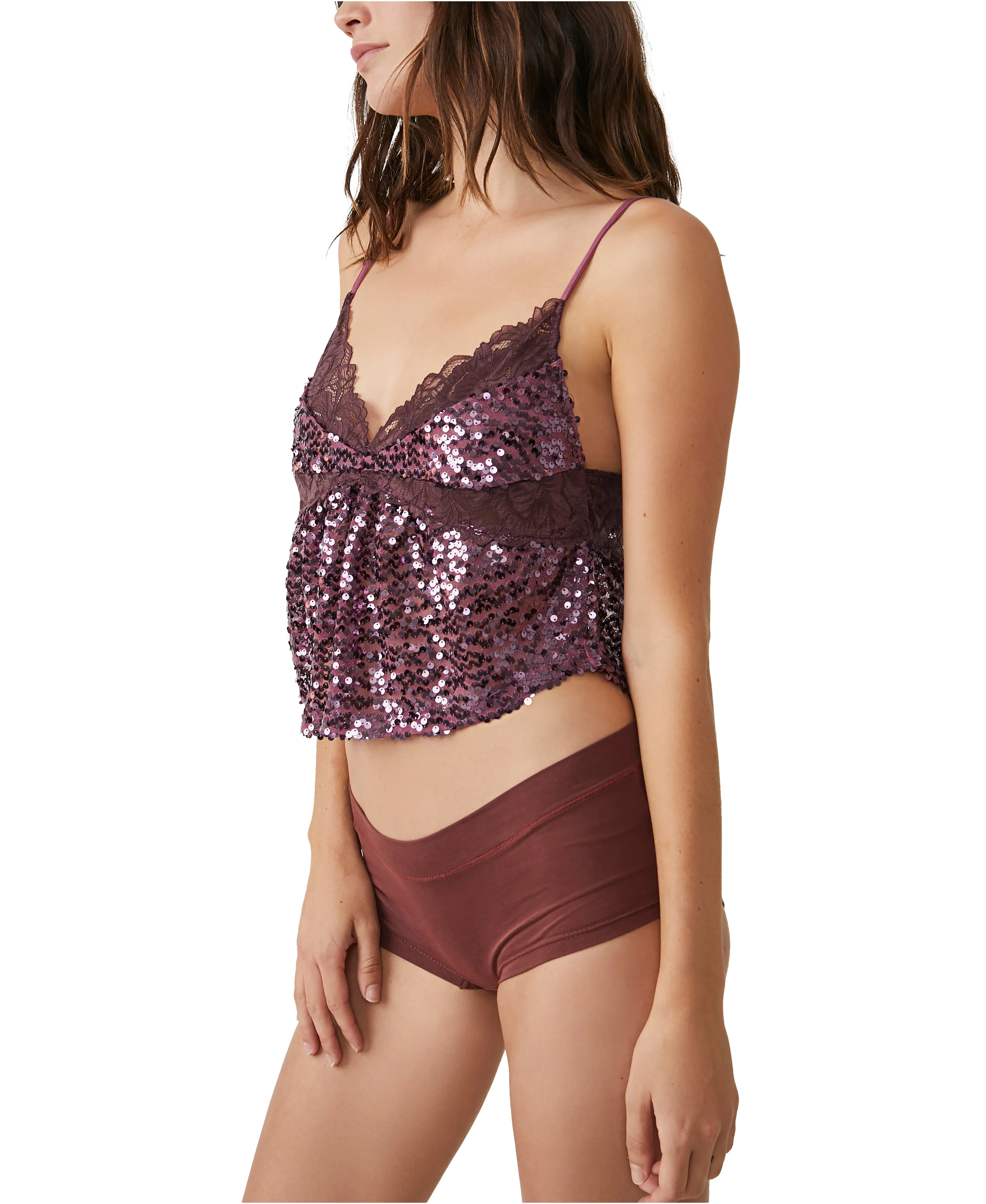 Free People Right Rhythm Sequin Cami