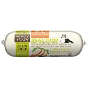 Freshpet 2 lb. Roll Nature's Fresh Grain Free Turkey, Spinach, Cranberry & Blueberry Refrigerated Dog Food