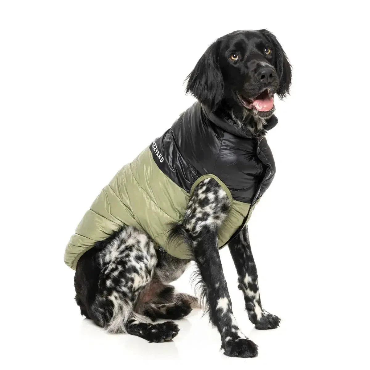 FuzzYard | South Harlem Dog Puffer Jacket - Olive