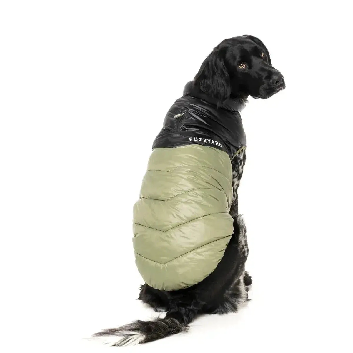 FuzzYard | South Harlem Dog Puffer Jacket - Olive