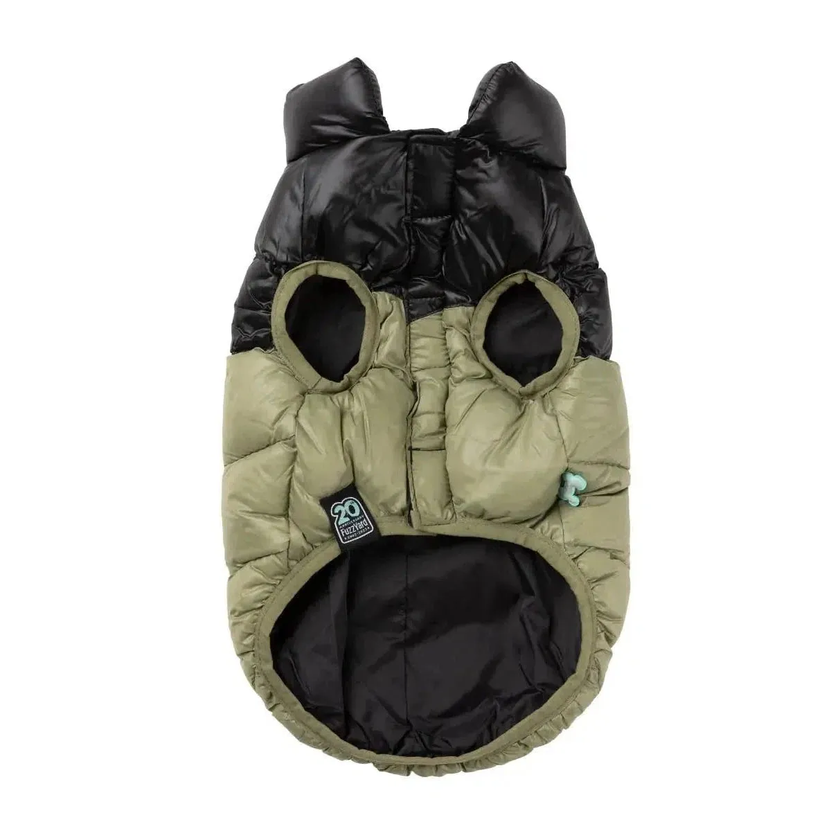 FuzzYard | South Harlem Dog Puffer Jacket - Olive