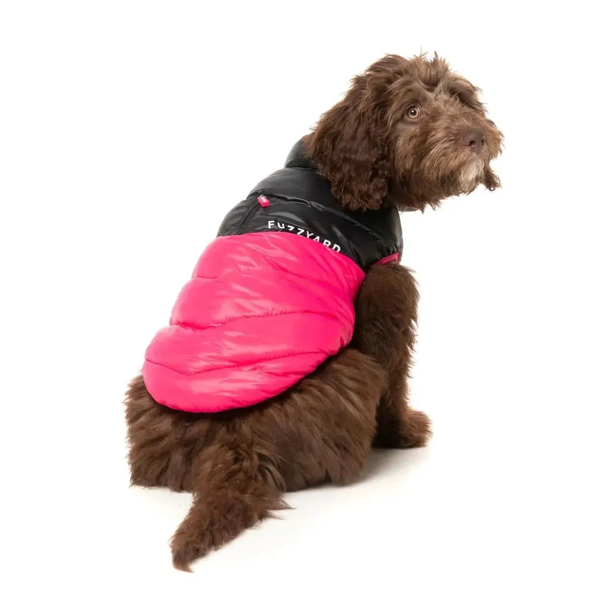 FuzzYard | South Harlem Dog Puffer Jacket - Pink