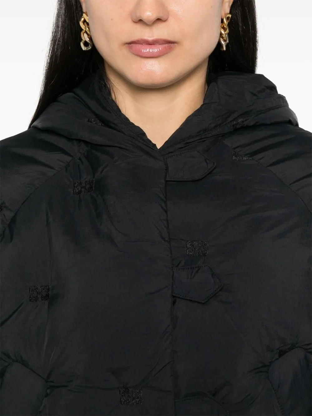 GANNI Mini Recycled Nylon Puffer Jacket