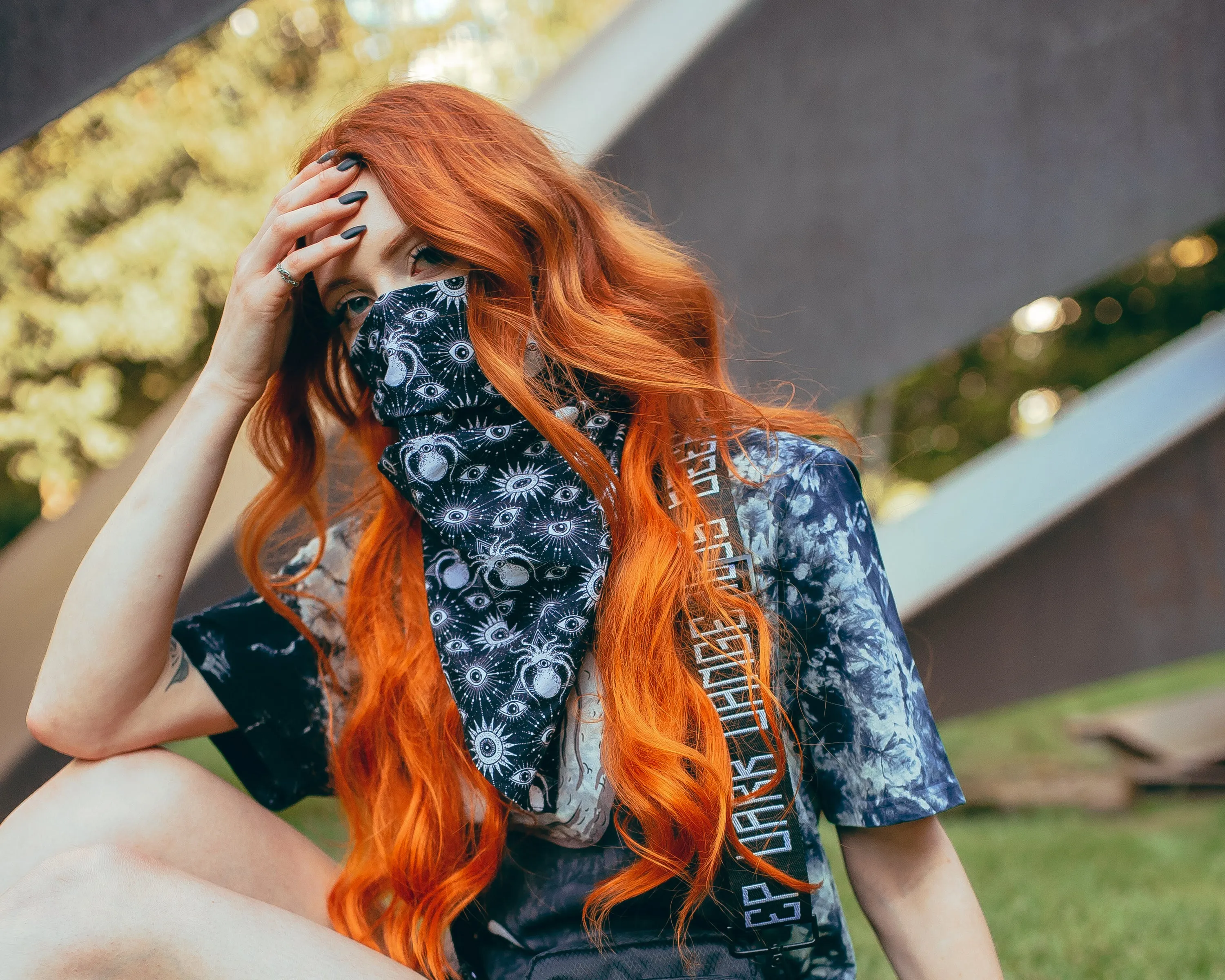 GOLD STARRY BANDANA