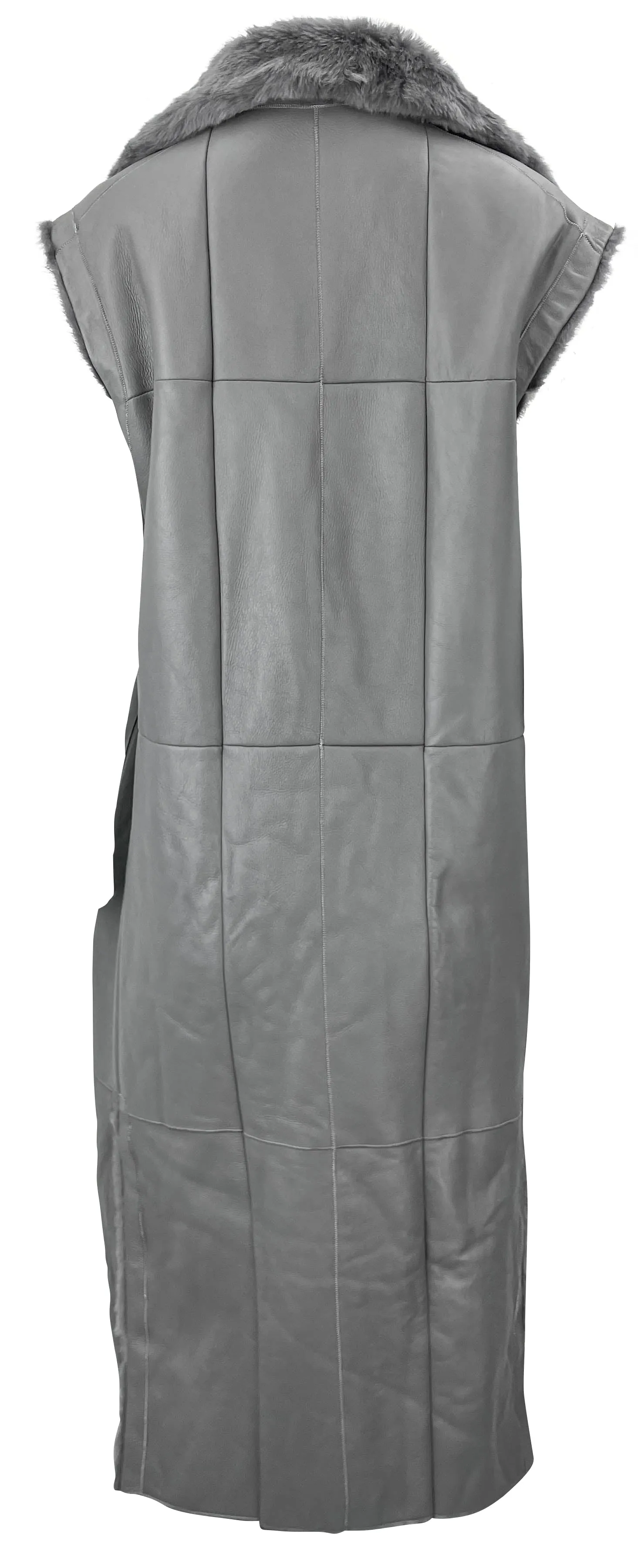 Grenn Pilot Lyssa Reversible Vest in Steel