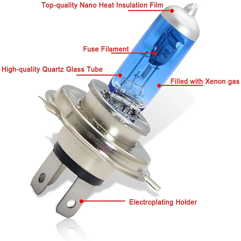 H4 24V 75/70W Super Bright Ultra White Headlight Bulb Halogen Bulb ™