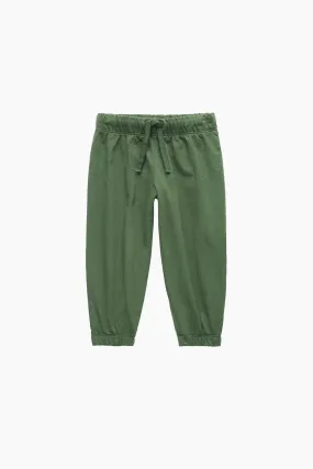 HEAVY COTTON KIDS COTTON JOGGER - ROSEMARY