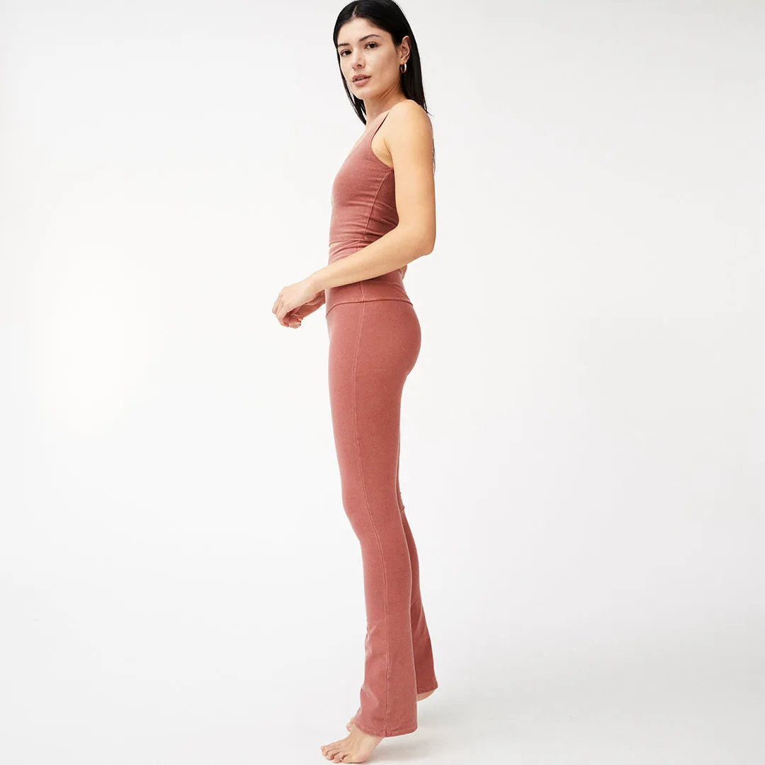 High-Waist Mini-Flared Legging