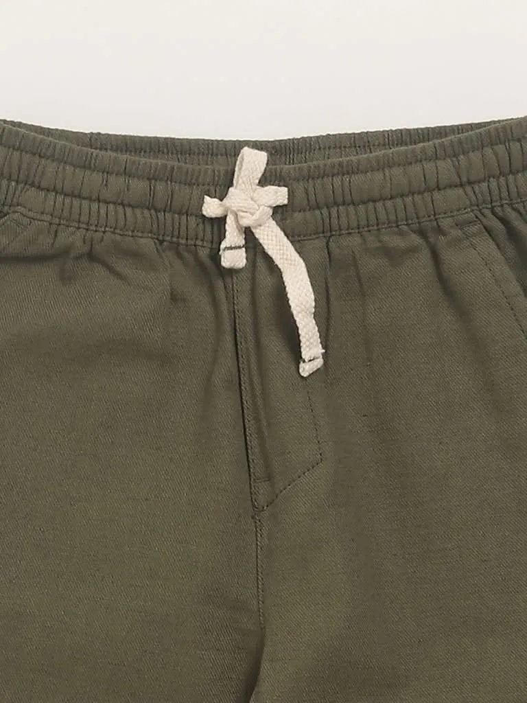 HOP Kids Olive Straight-Leg Pants