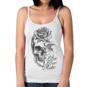 Hot Leathers Ladies Stem Skull Tank Top Shirt GLC2583