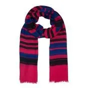 Hot Pink Stripe Scarf