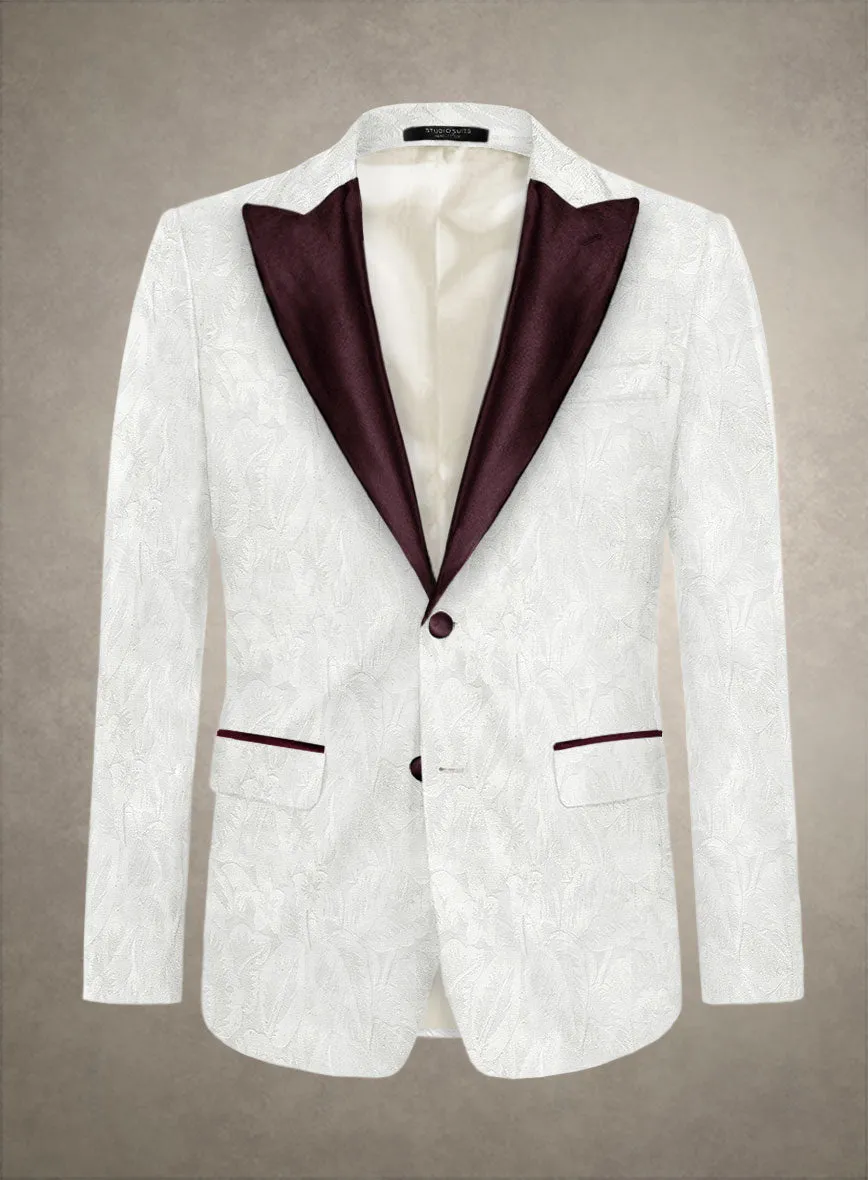 Italian Cotton Fiorella Tuxedo Blazer