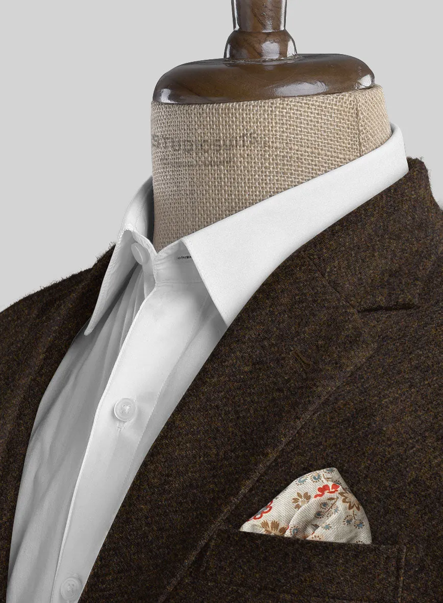 Italian Highlander Dark Brown Tweed Jacket