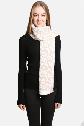 JCL2202 Leopard Super Lux Scarf