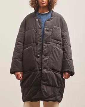 Kapital Ripstop Quilt SAMU Coat, Black