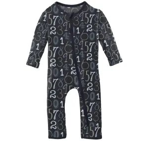 KicKee Pants Deep Space Math Coverall with Zipper