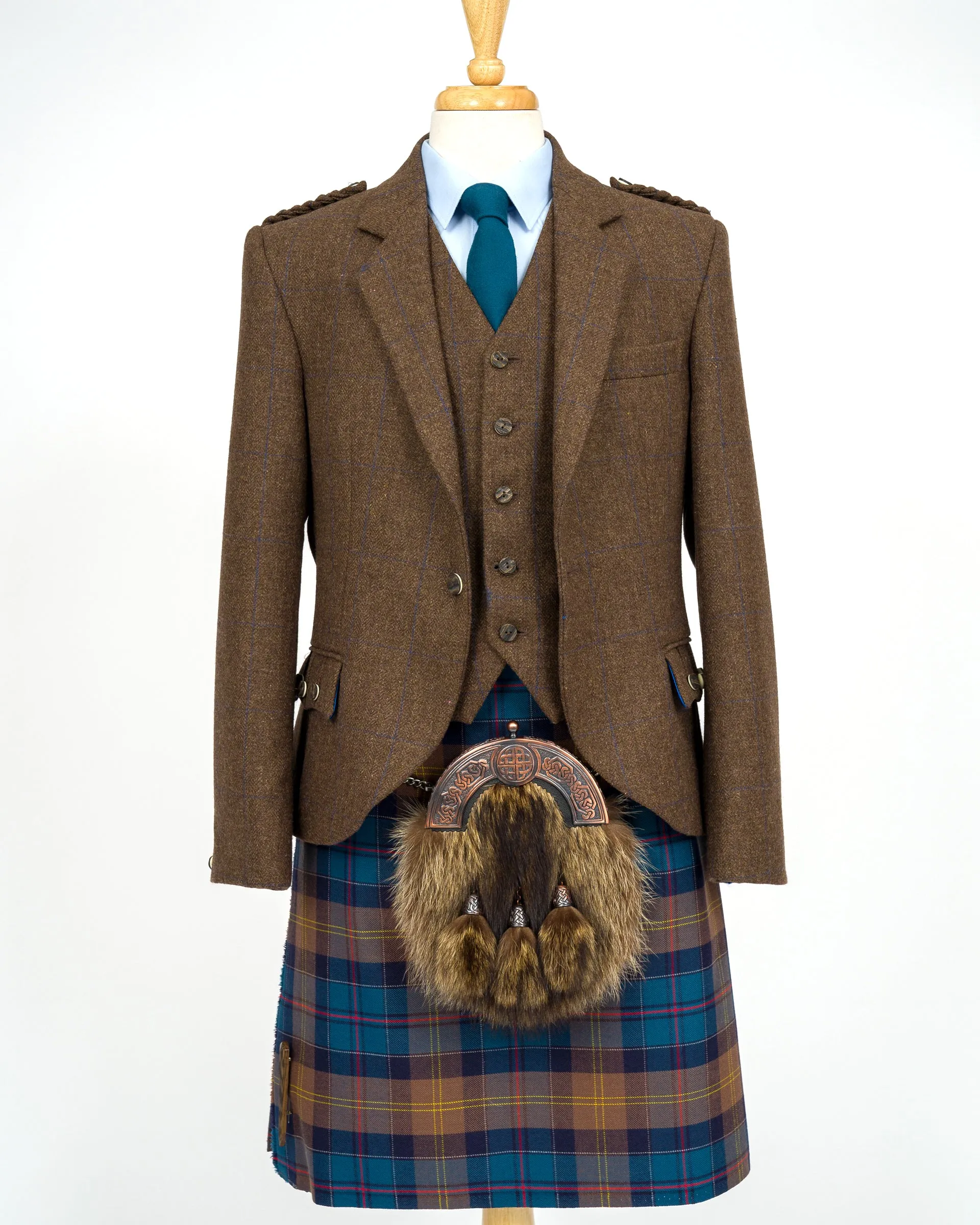 Kirkton Tweed Crail Jacket & Vest - cloth 564