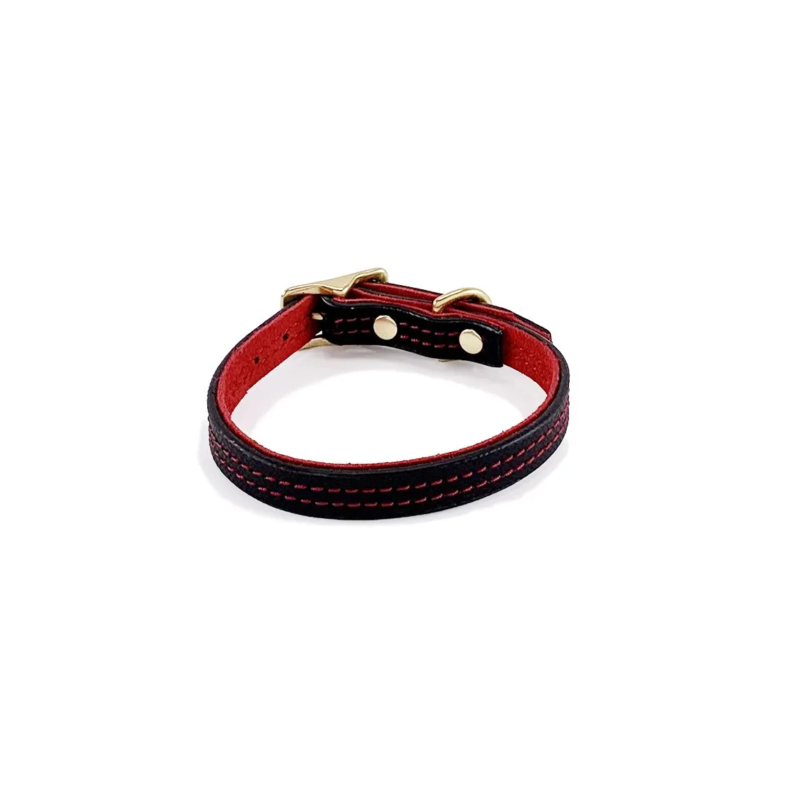 Lambert Classic Combo Leather Dog Collar