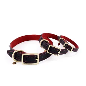 Lambert Classic Combo Leather Dog Collar