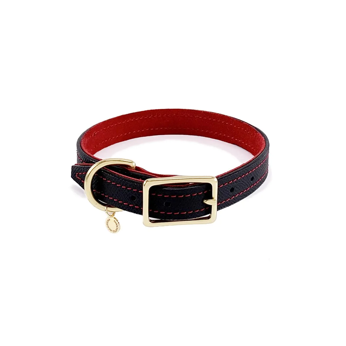 Lambert Classic Combo Leather Dog Collar