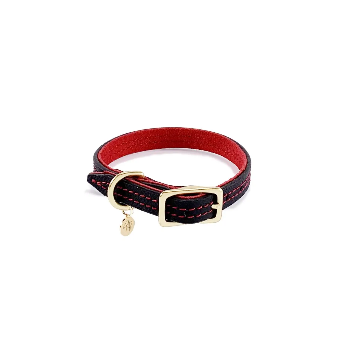 Lambert Classic Combo Leather Dog Collar