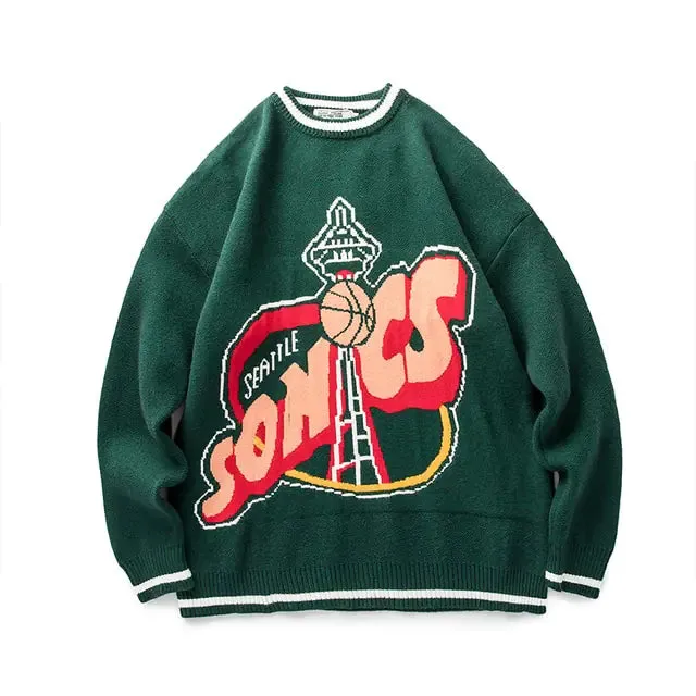 LAPPSTER Harajuku Mountain Winter Sweaters