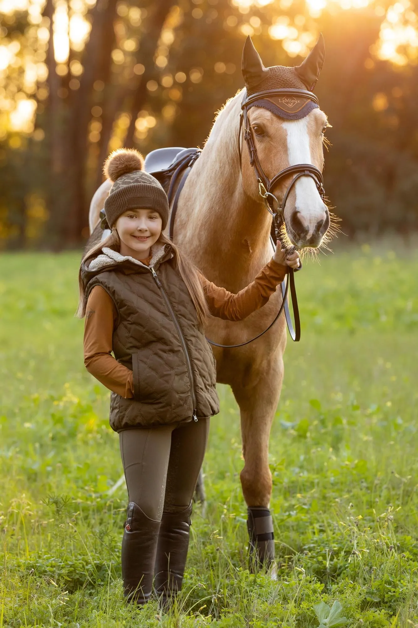 LeMieux Young Rider Eloise Reversible Gilet Alpine