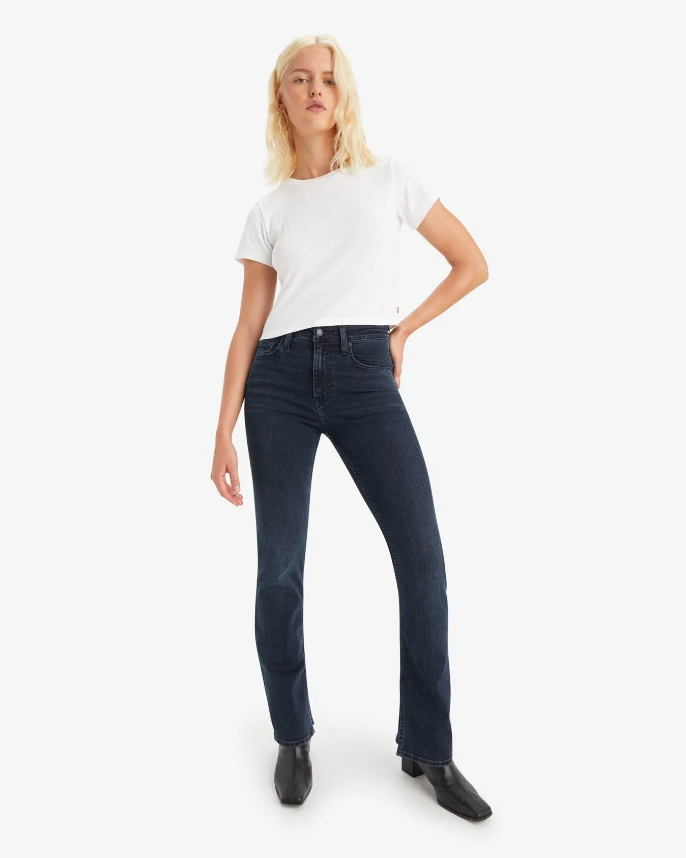 Levi's® Womens 725 High Rise Bootcut Side Slit Jeans - Game Night