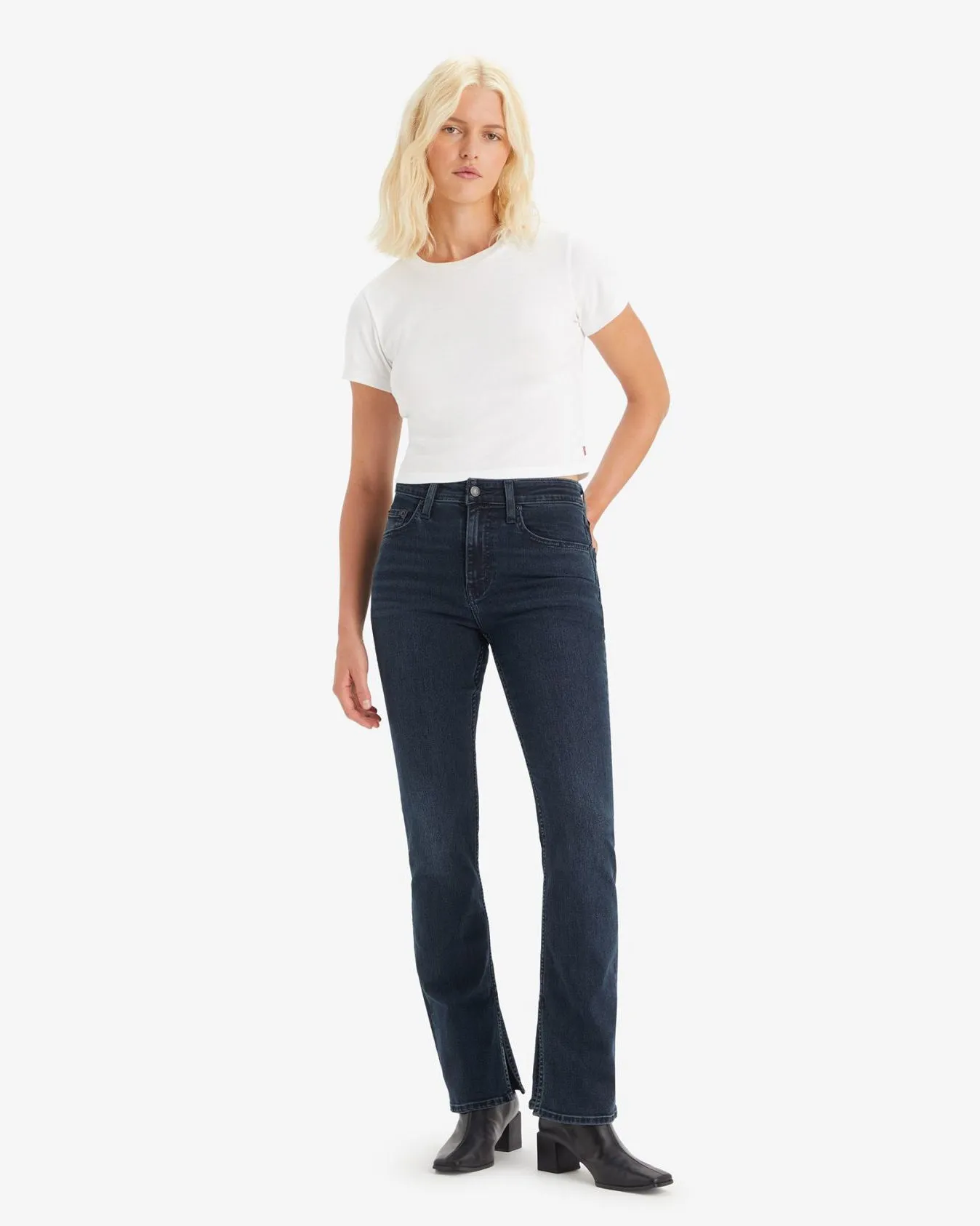 Levi's® Womens 725 High Rise Bootcut Side Slit Jeans - Game Night