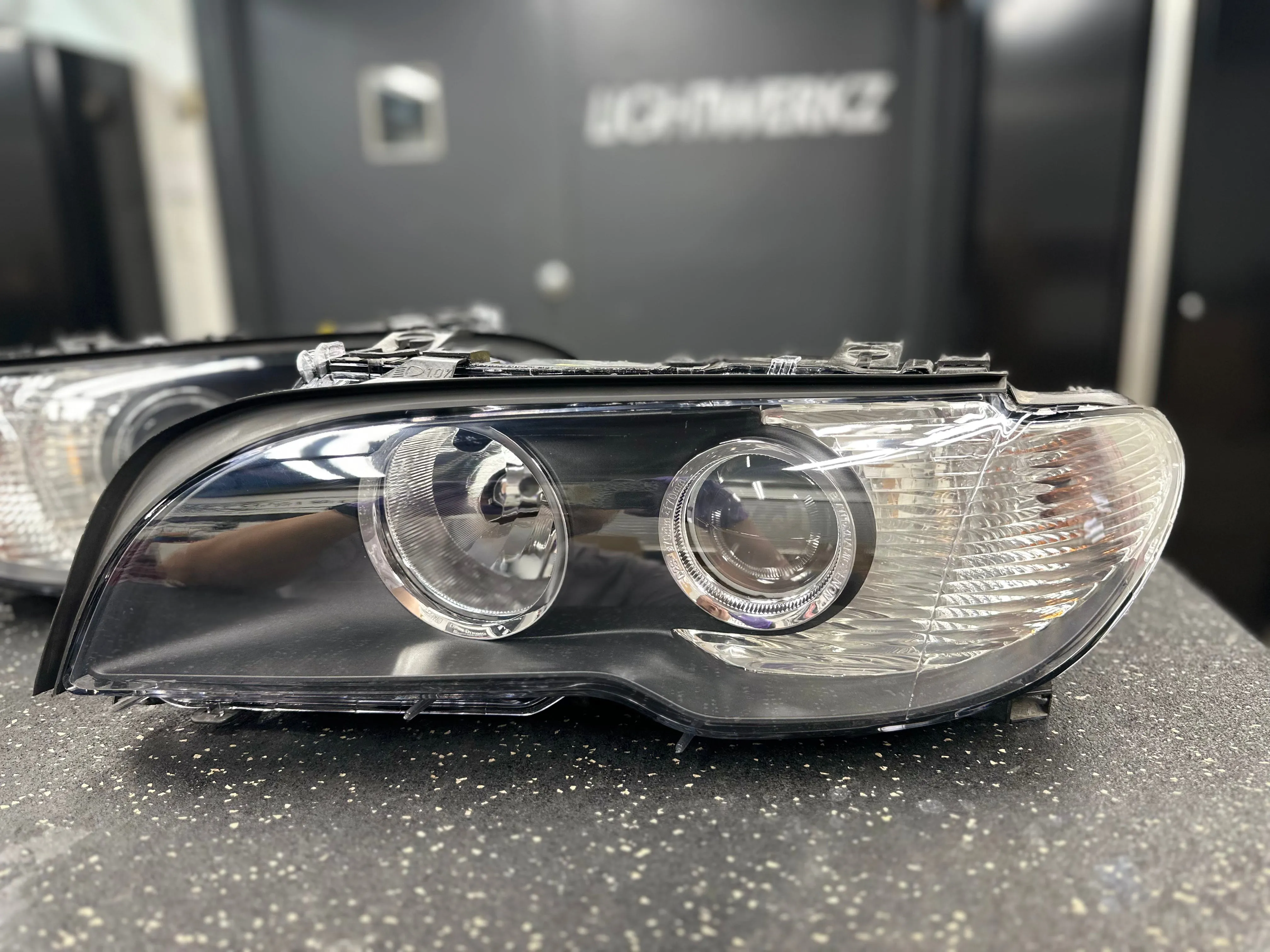 Lightwerkz BMW E46 Coupe 03-06 (Facelift) Lens Replacement Service & Projector Retrofit