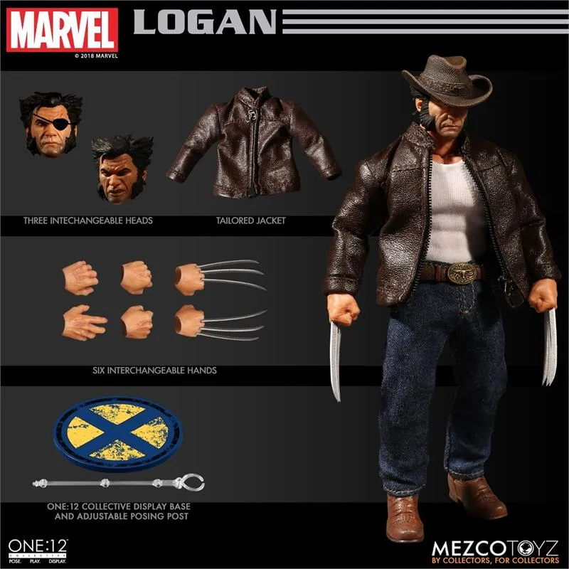 Logan One:12 Collective action figure - Wolverine (X-Men) by Mezco