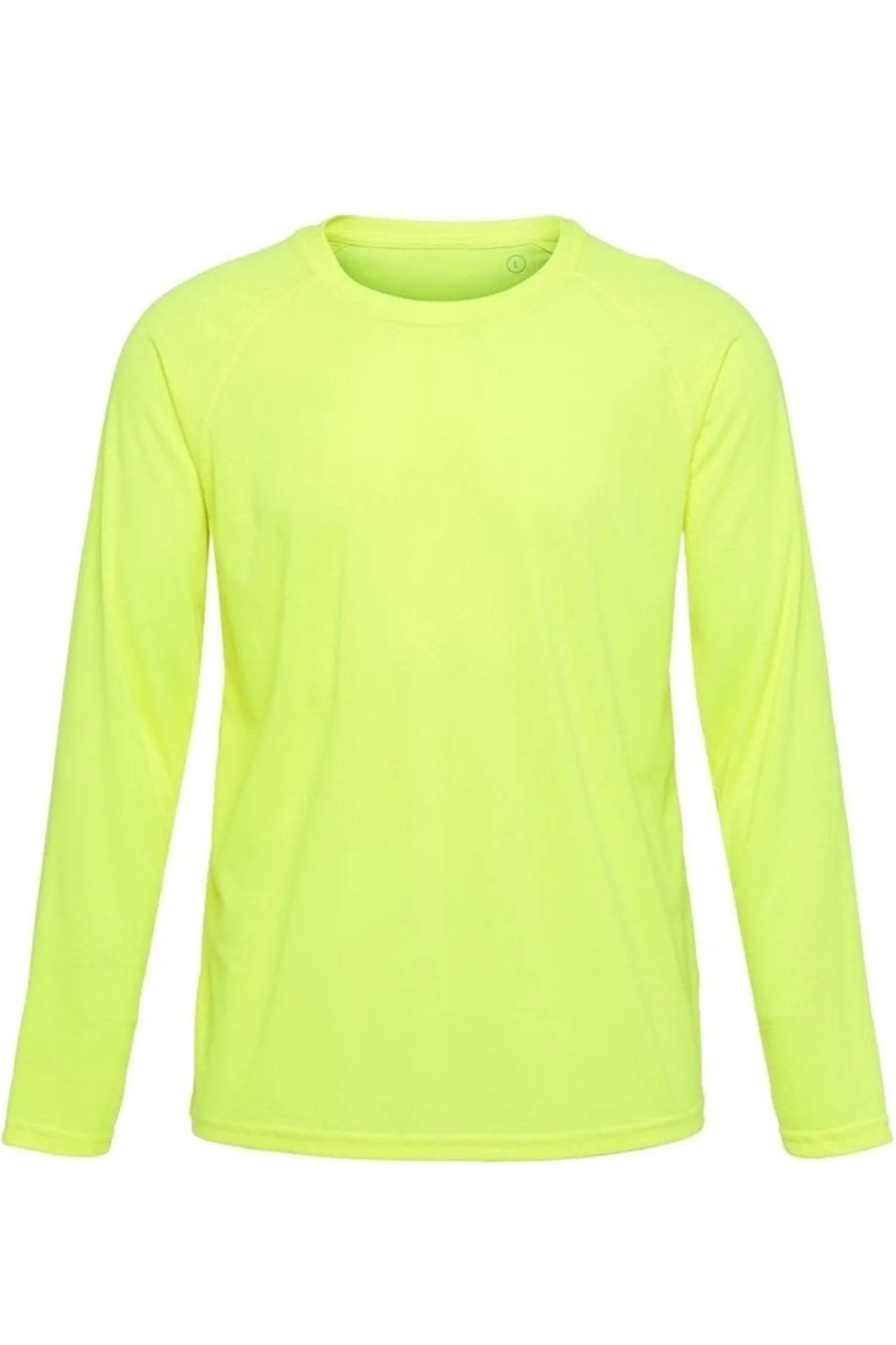 Long-sleeved Training T-shirt - Neon Yellow