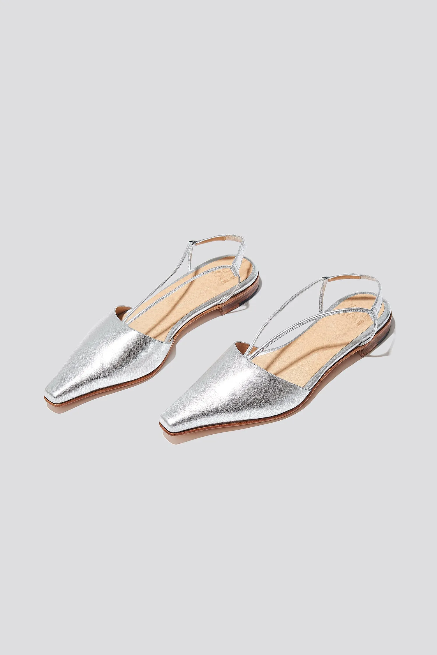 Luisa Slingback in Silver