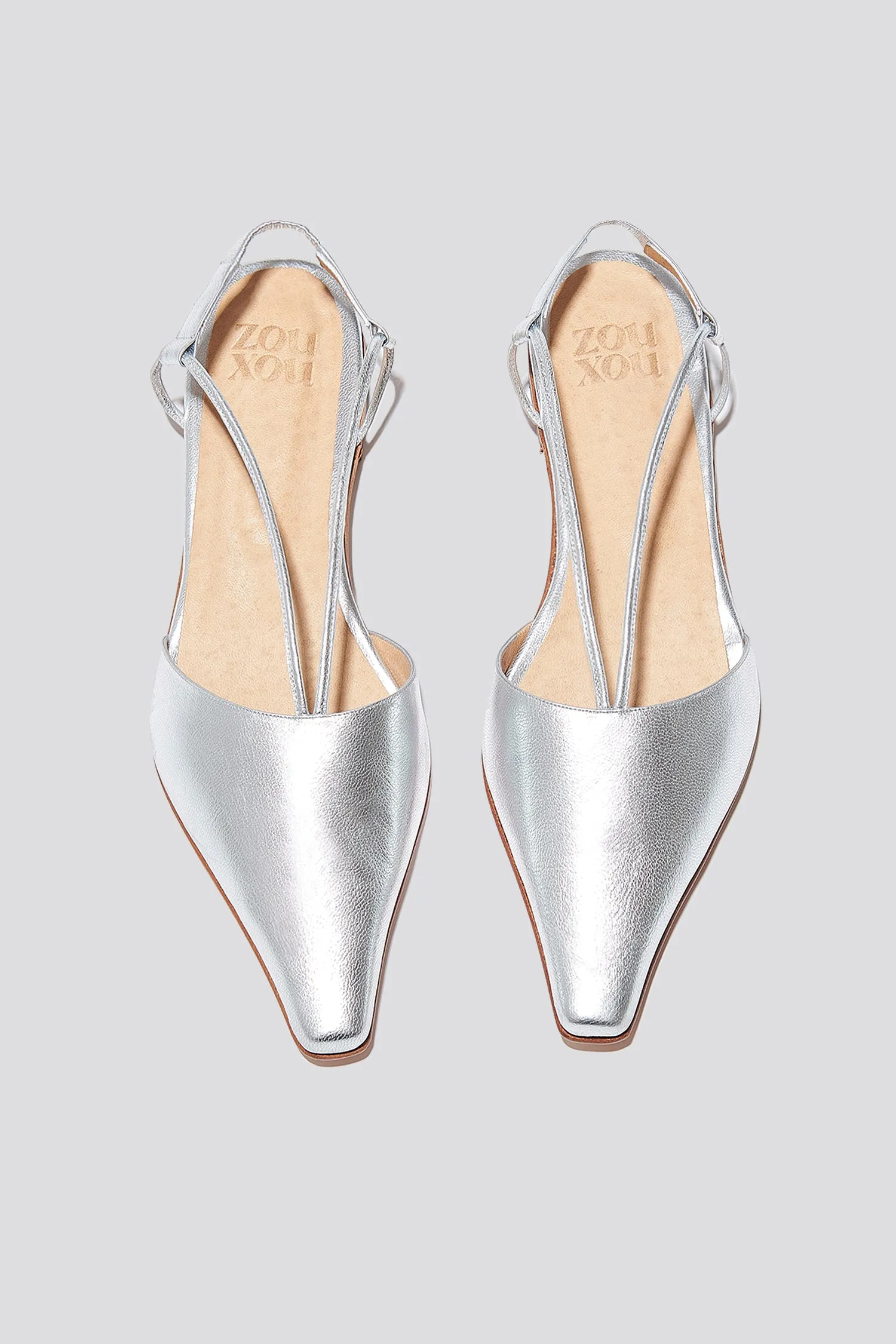 Luisa Slingback in Silver