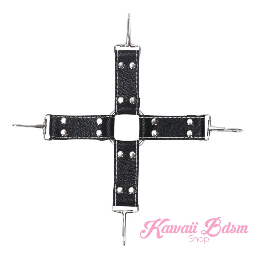 Luxury 8 Pcs Bondage Kit Black & Pink