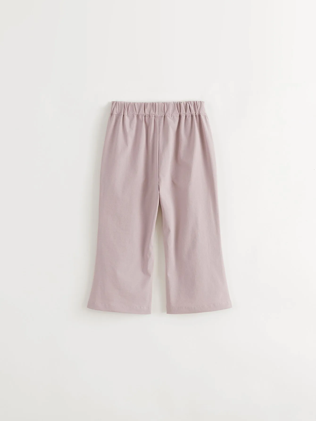 MARC & JANIE Girls Loose Slightly Stretchy Pleated Flared Pants 241238