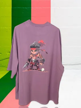 Mauve Oversized Ninja Tshirt