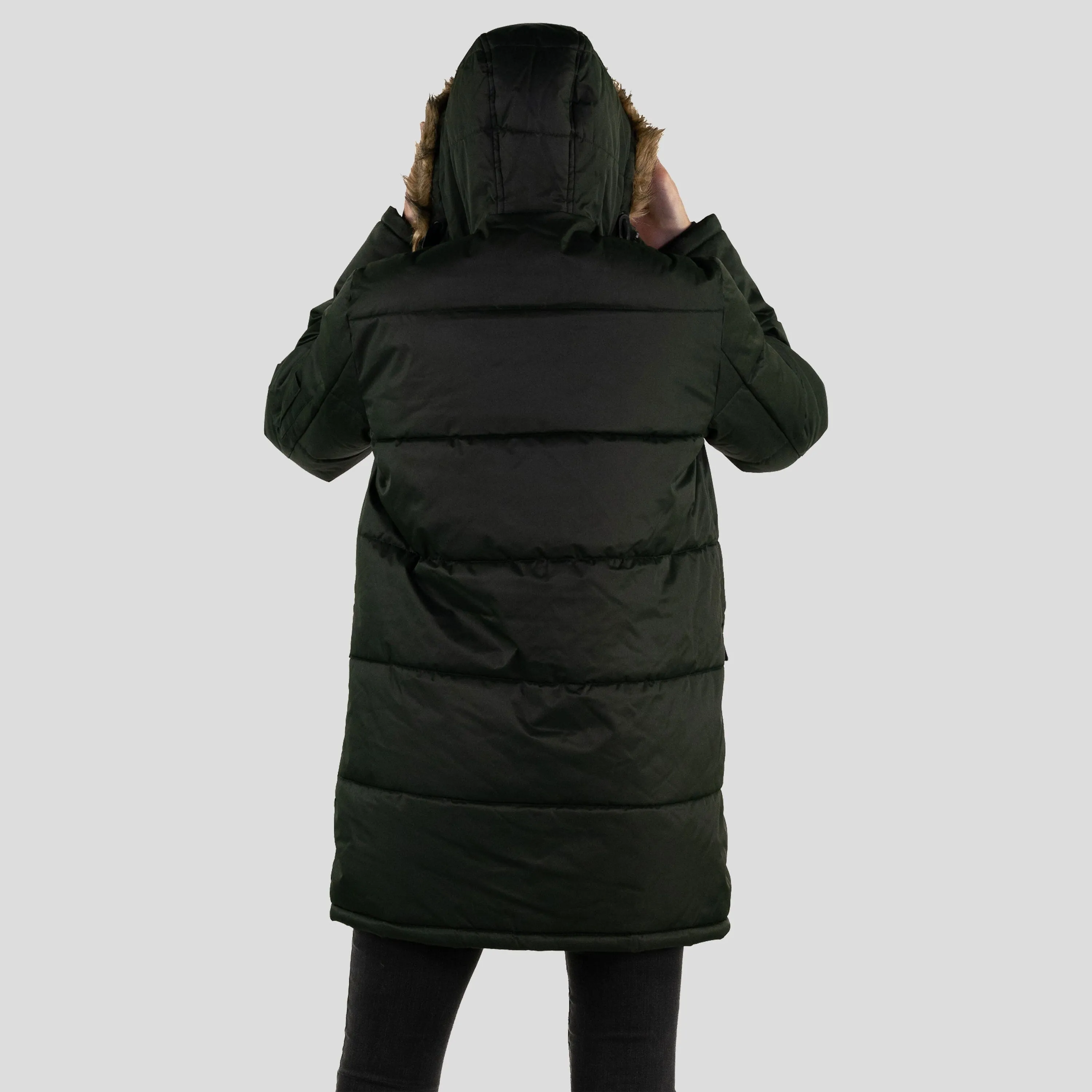 Members Only Women's Snorkel Puffer Oversized Jacket