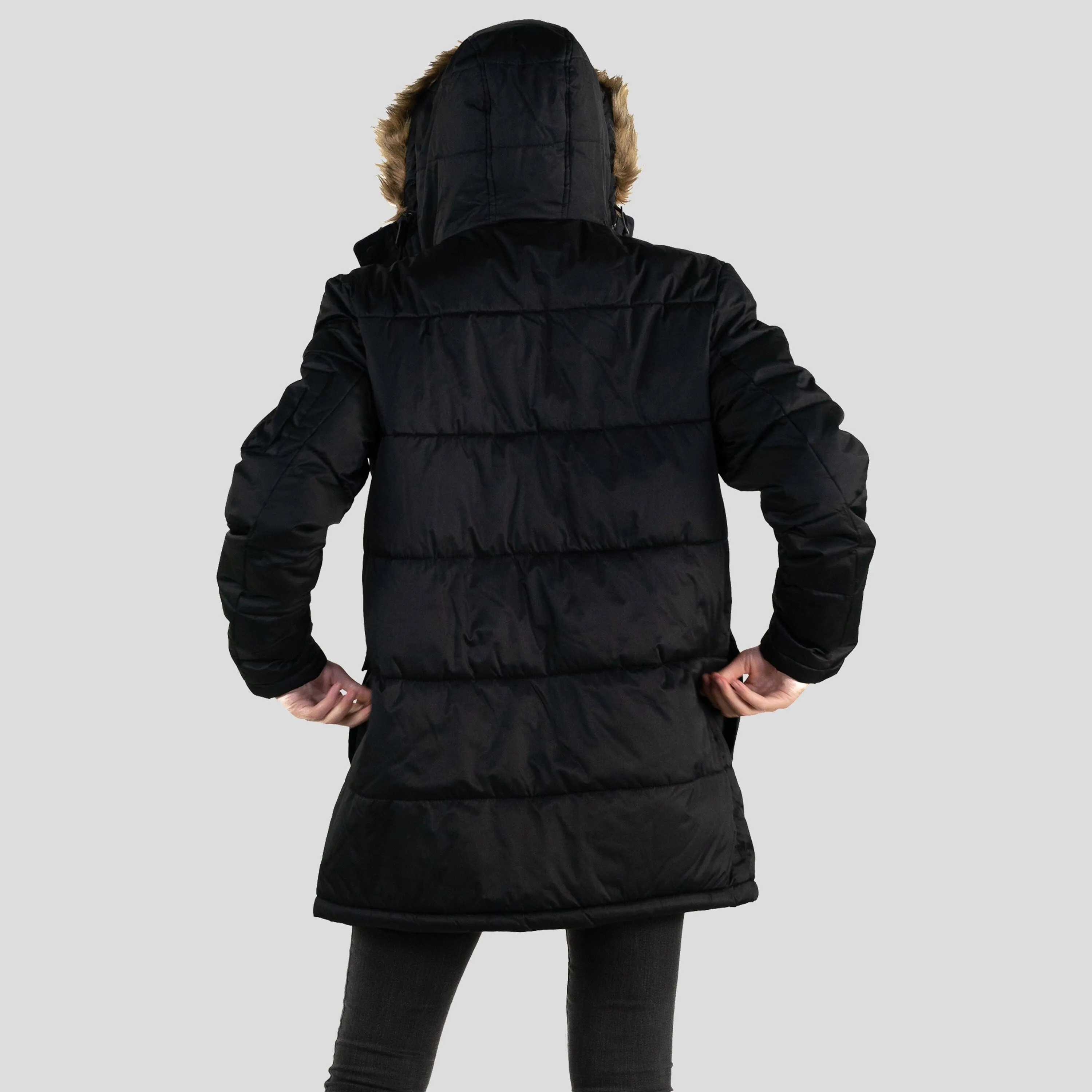 Members Only Women's Snorkel Puffer Oversized Jacket