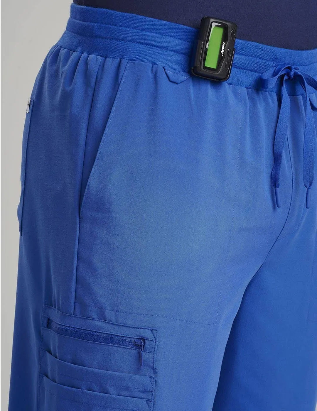 Men's 10-Pocket Jogger Scrub Pants - Royal Blue