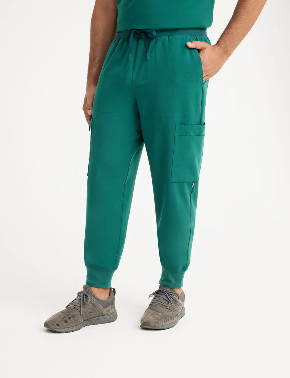 Mens 10-Pocket Jogger Scrub Pants