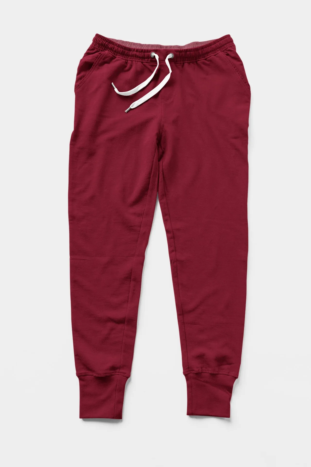 Men's Maroon Casual Jogger - #AOJ12