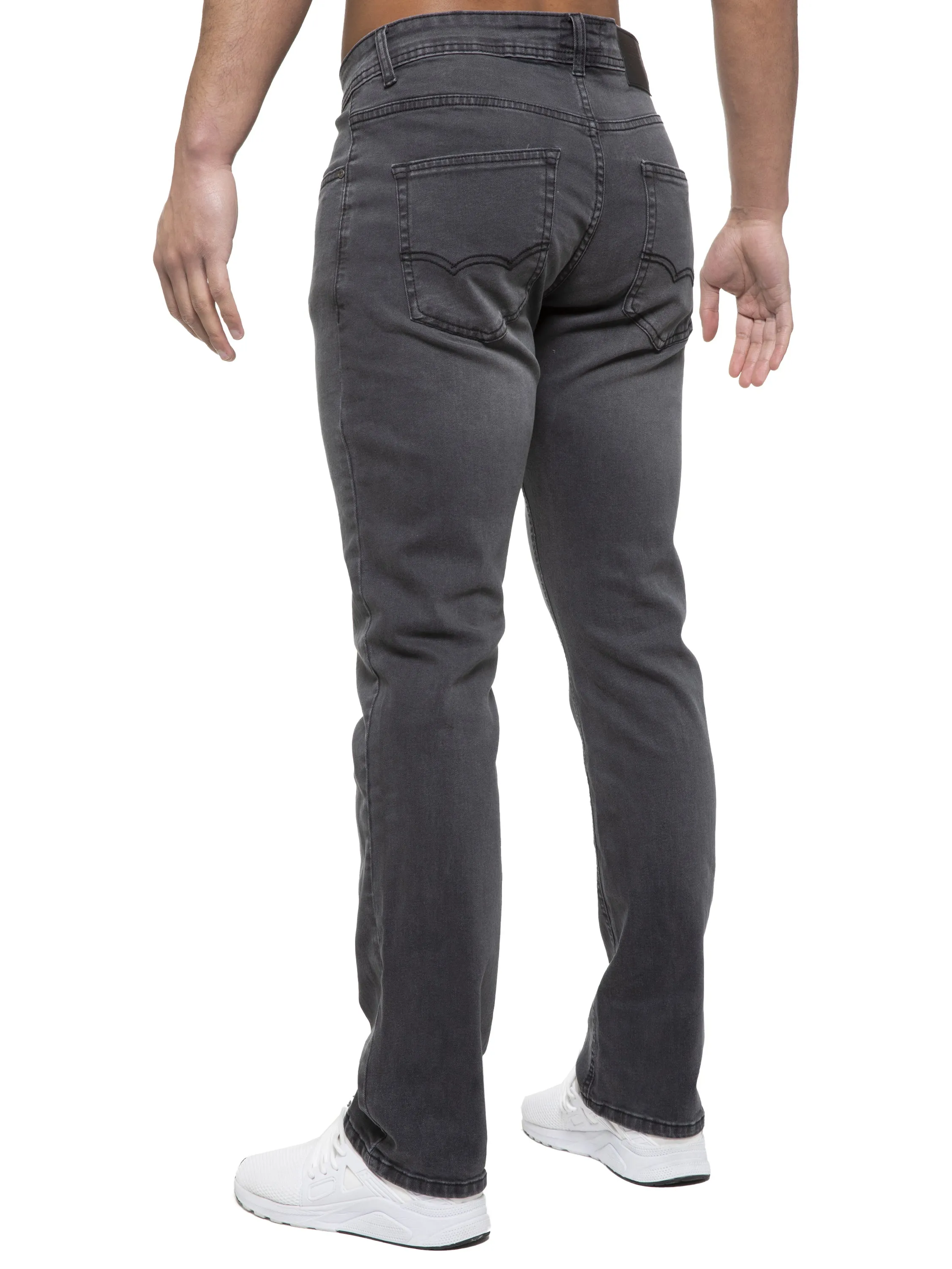 Mens Regular Fit Stretch Denim Jeans | Enzo Designer Menswear