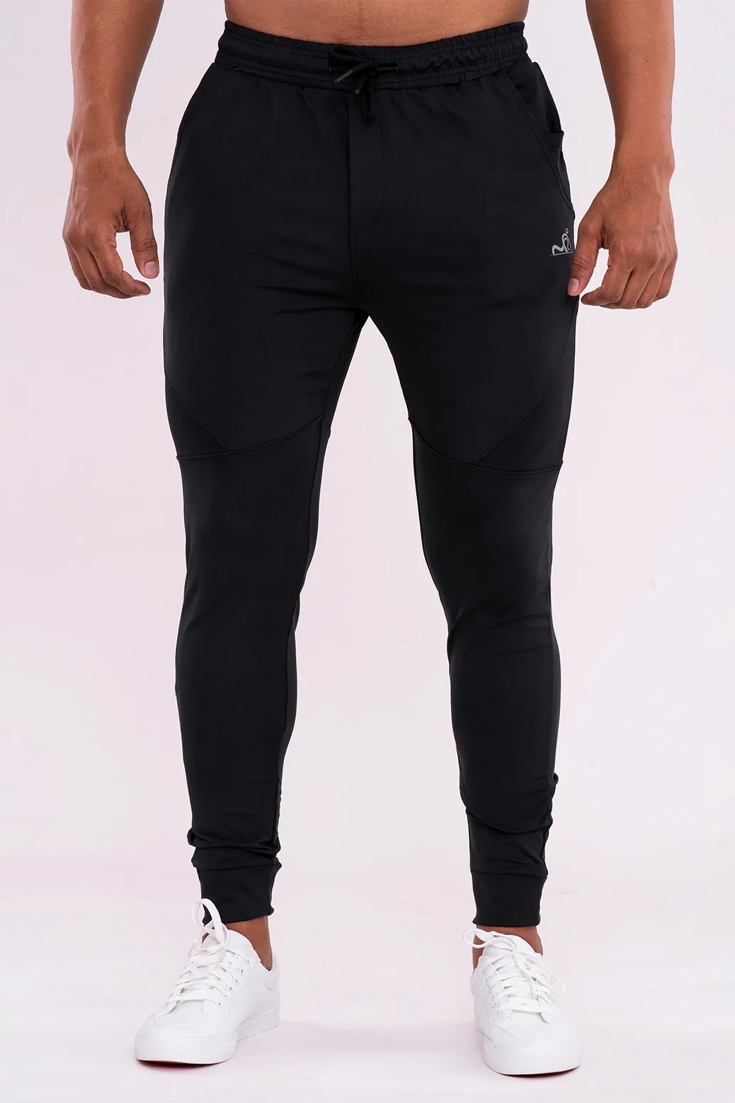 MINIMAL BUZZ Unstoppable Slim Fit Joggers - Jet Black