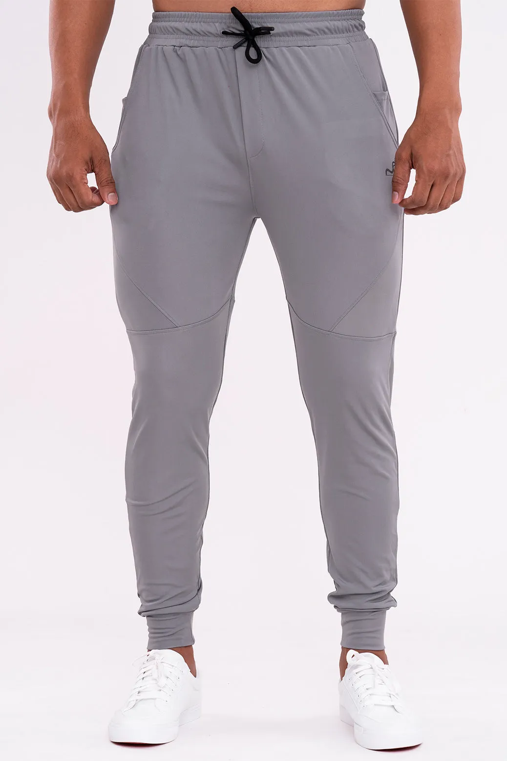 MINIMAL BUZZ Unstoppable Slim Fit Joggers- Metal Grey