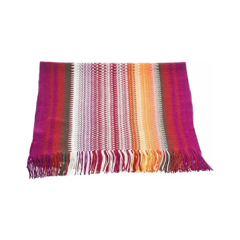 Missoni Multicolor Wool Men Scarf