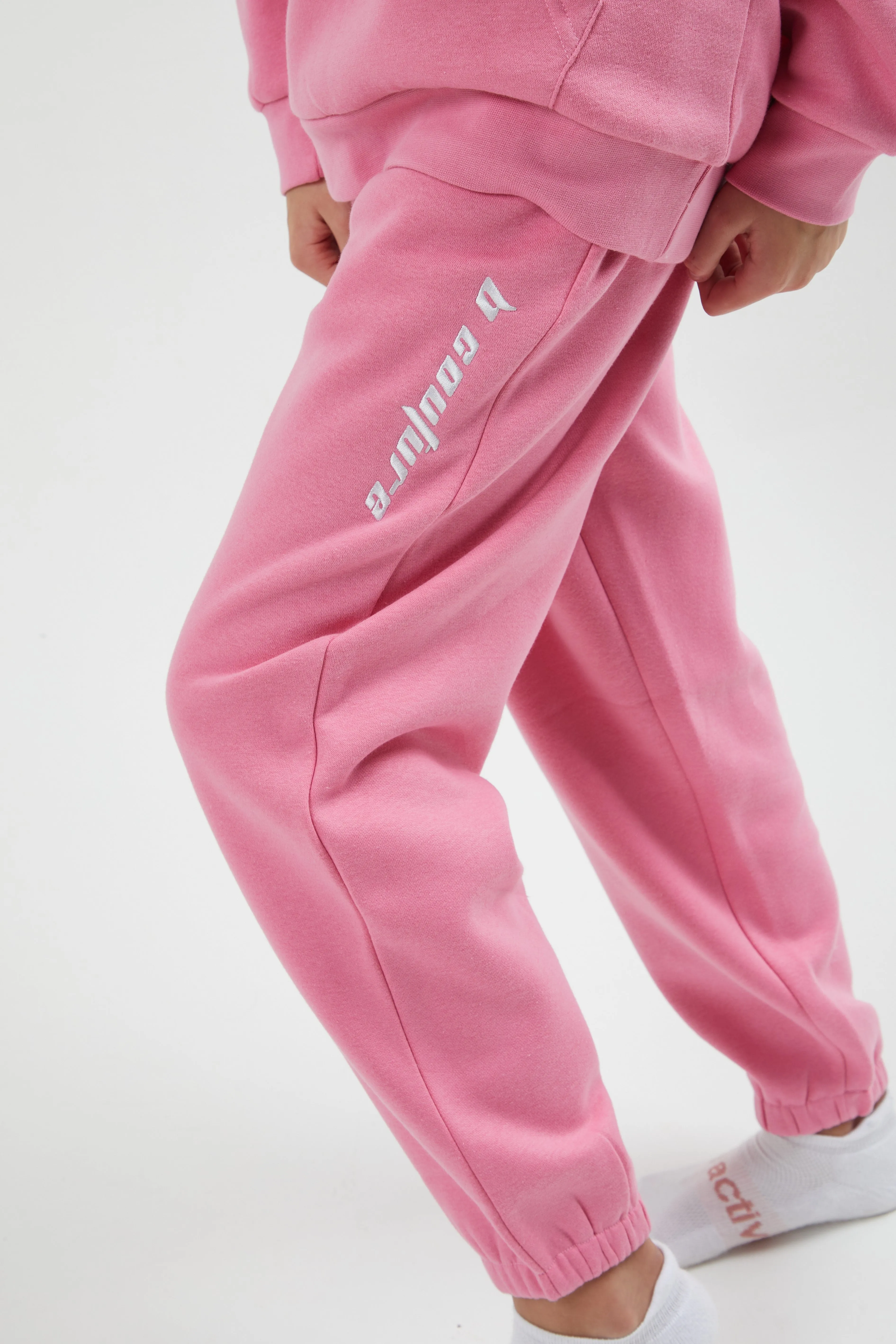 Modbury Fleece Tracksuit Junior - Pink