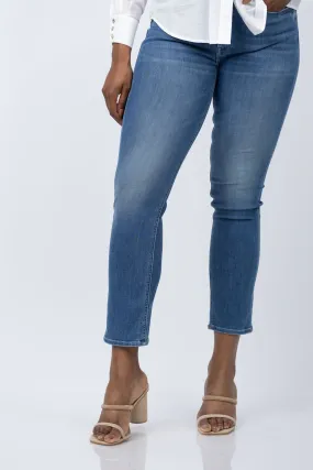 MOTHER The Mid Rise Dazzler Ankle Jeans in Wish on a Star