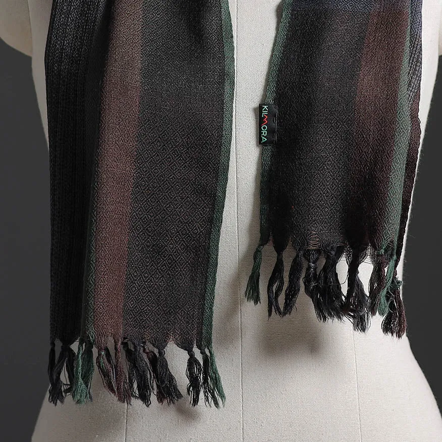 Multicolor - Kumaun Handwoven Pure Merino Wool Scarf 258